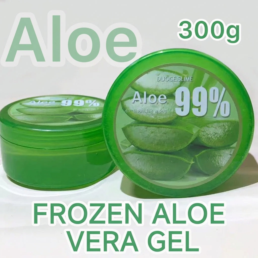 Frozen aloe vera gel slime