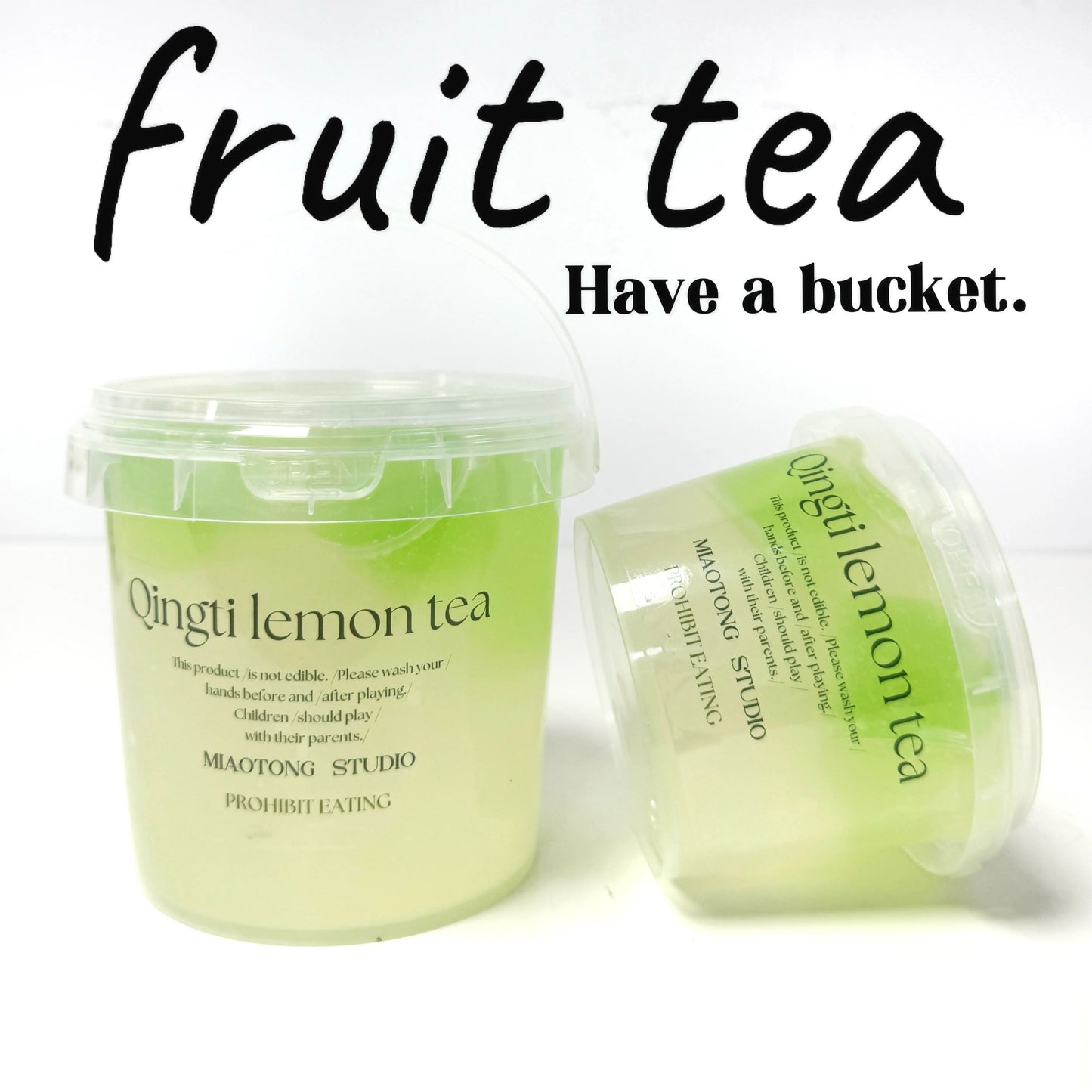 Green grape fruit slime