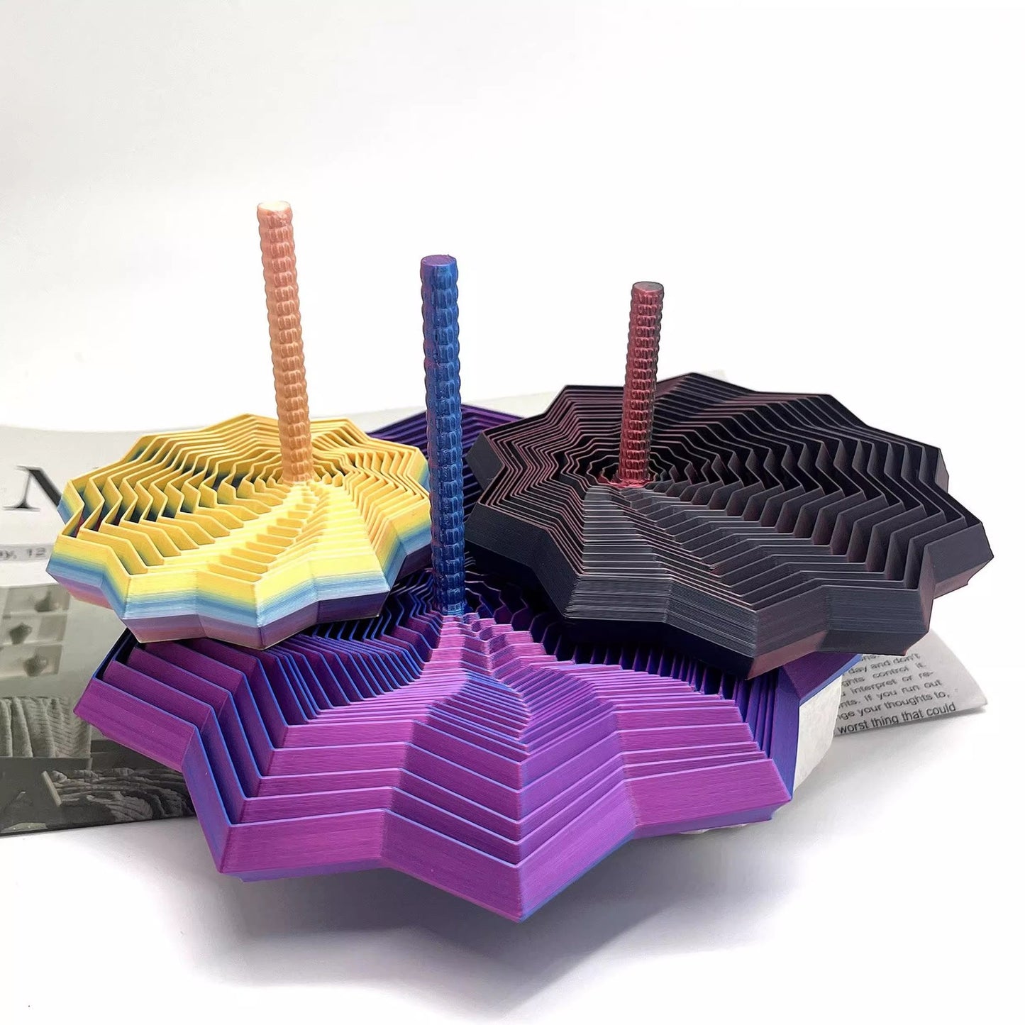 3D Printed Foldable Polygon Puzzle Stress Relief Toy