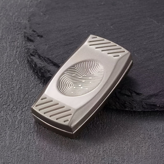 Creative fingerprint-activated metal EDC tactile slider