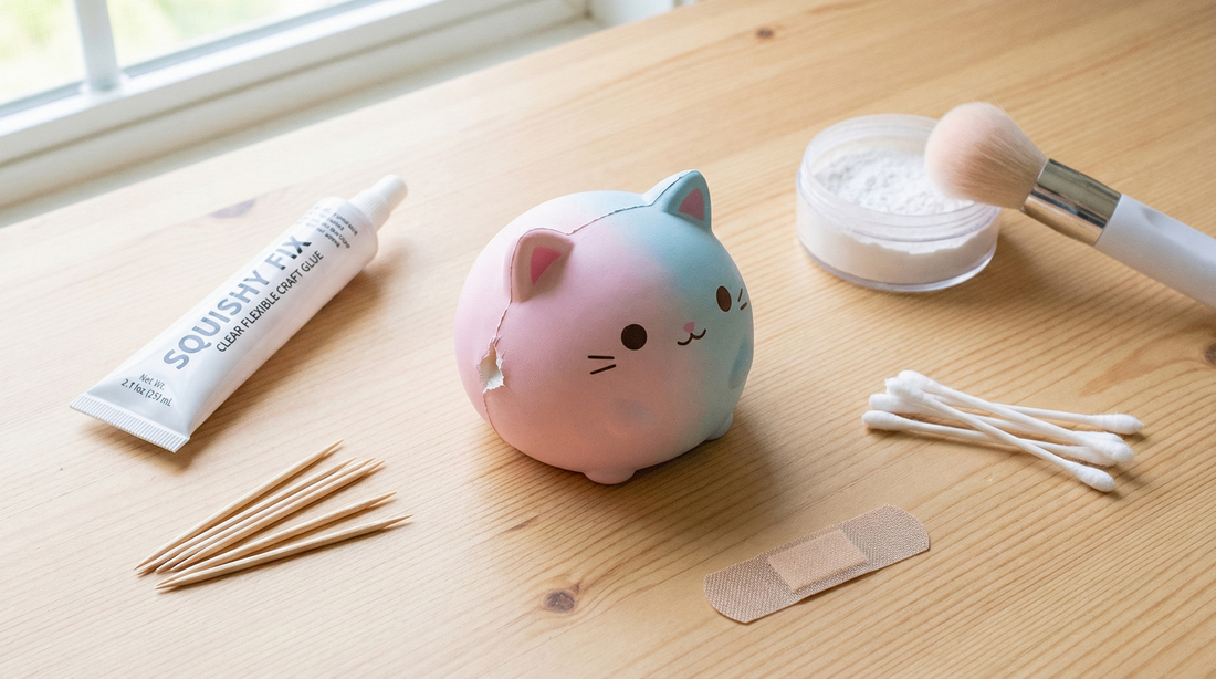 Squishy First Aid: How to Fix a Torn or Leaking Toy 🩹