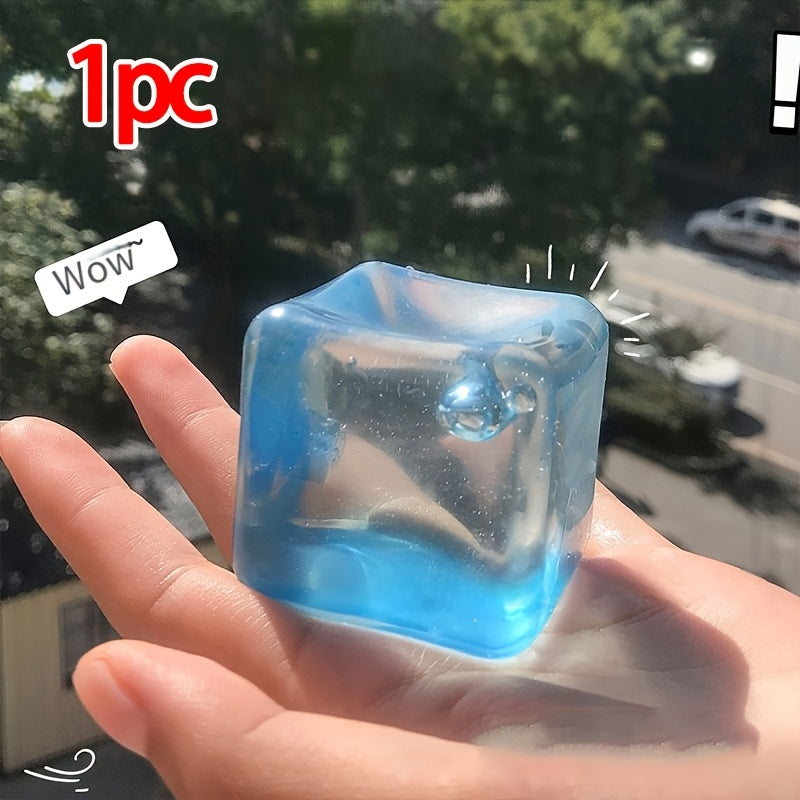 Crystal Blue Ice Cube Taba Squishy