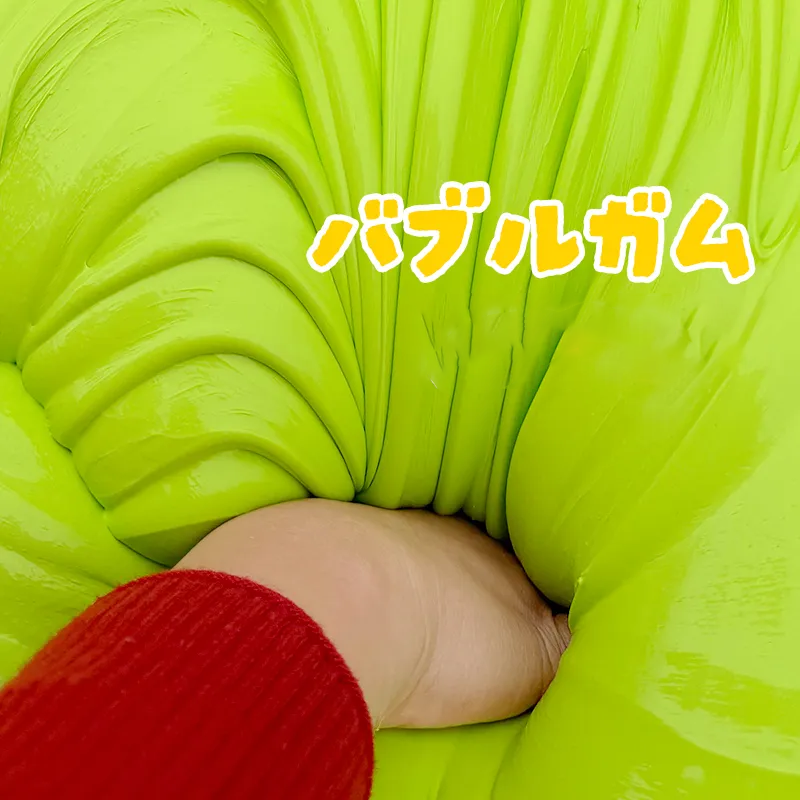 Watermelon and strawberry slime