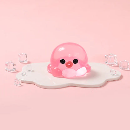 Crystal Pink Octopus Taba Squishy
