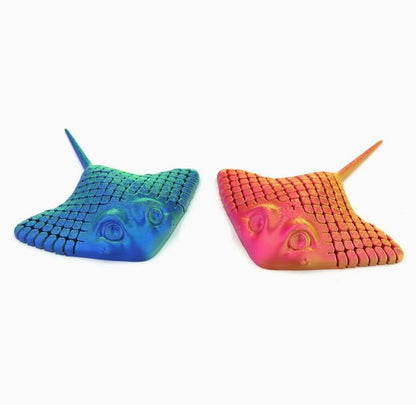 3D Printed Manta Rays Animals