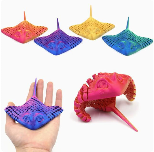 3D Printed Manta Rays Animals