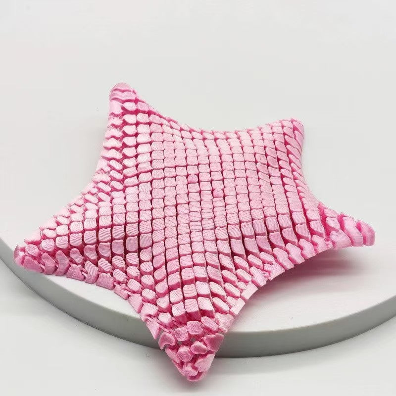 3D printed starfish stress-relief office toy