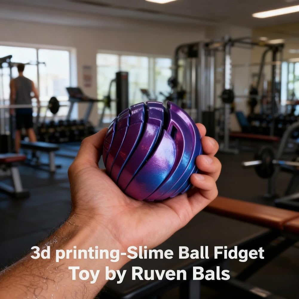 3D printed slime ball gear stress relief ball