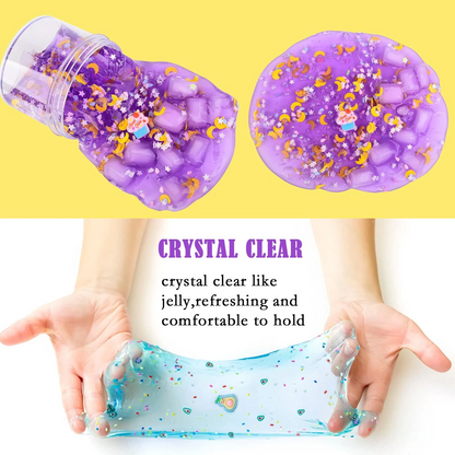 6 Pack Jelly Cube Crunchy Slime Kit