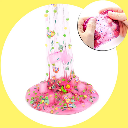 6 Pack Jelly Cube Crunchy Slime Kit