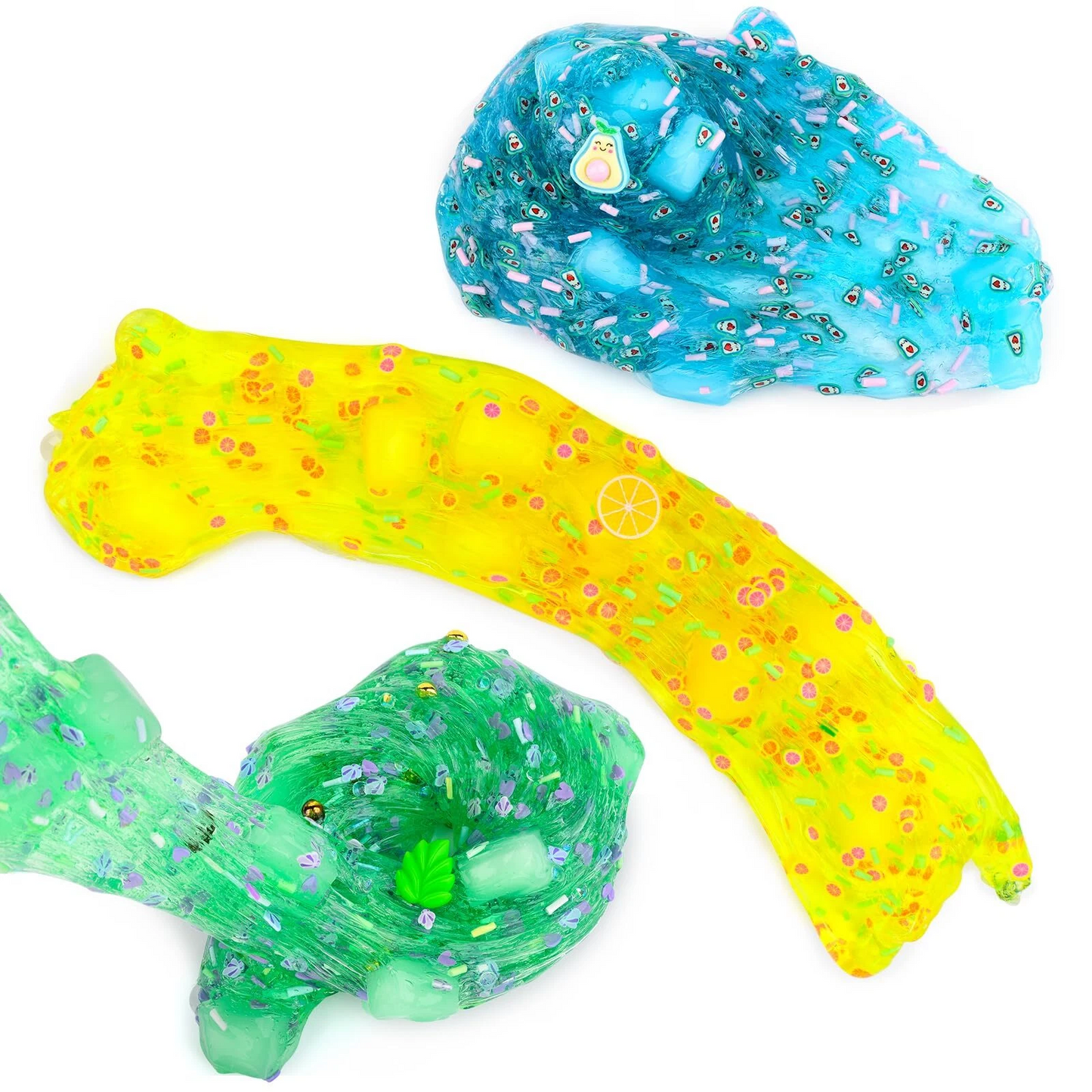 6 Pack Jelly Cube Crunchy Slime Kit