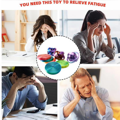 3D Rainbow Spinner Toy