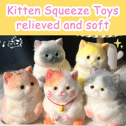 5PCKitten Squeeze Toys