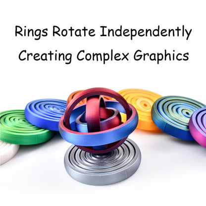 3D Rainbow Spinner Toy