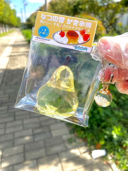 Transparent Pear Squeezable Toy
