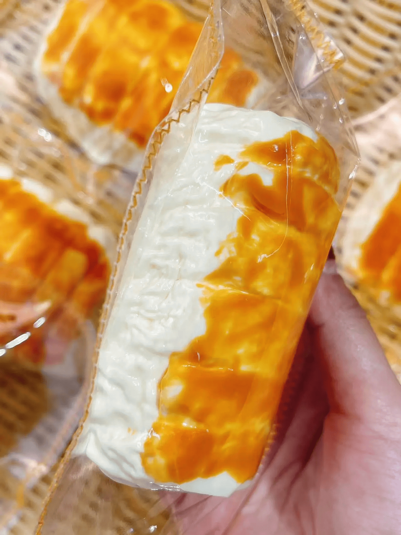 Caterpillar Bread Squeezing