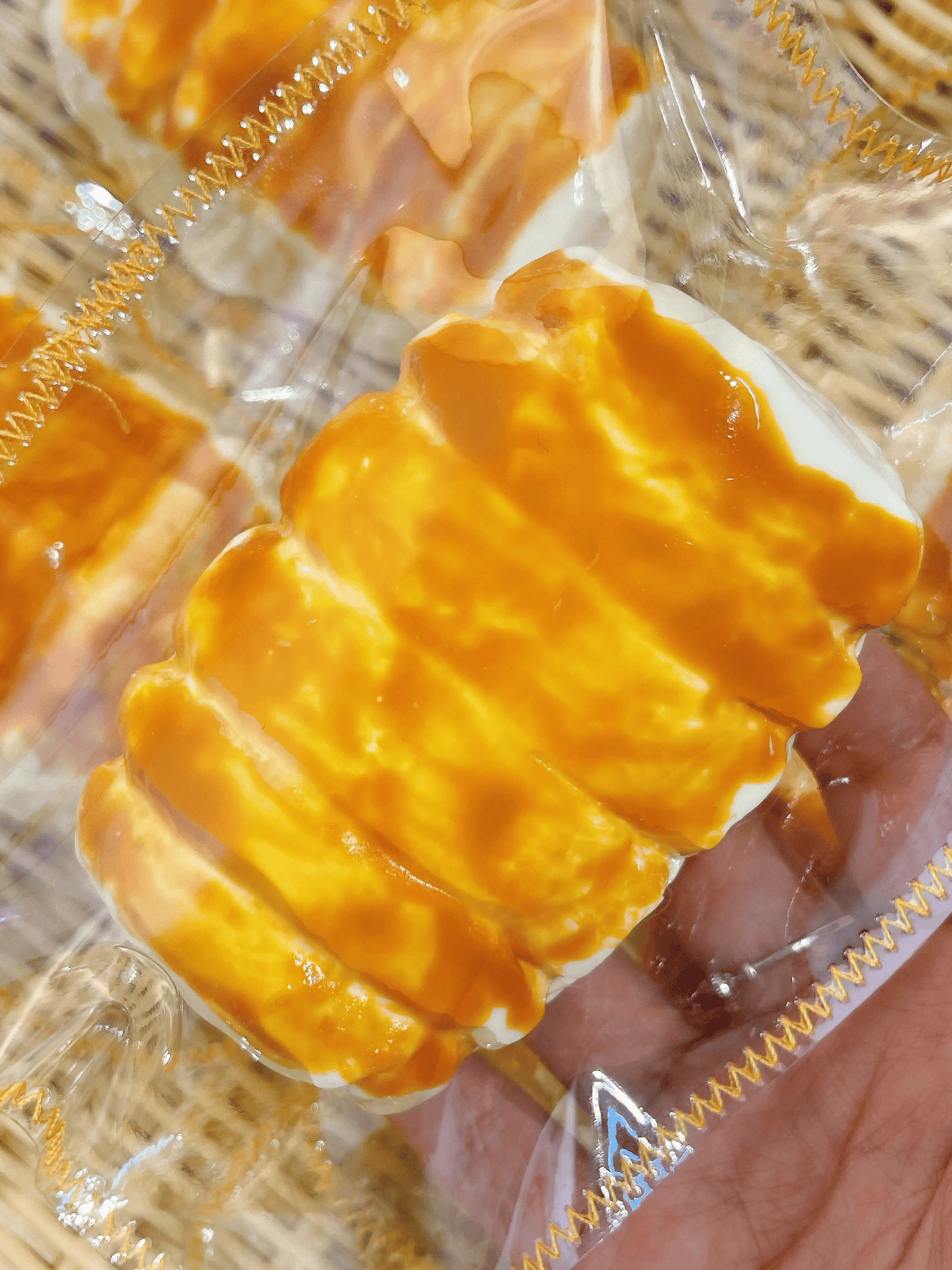 Caterpillar Bread Squeezing