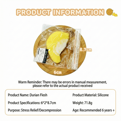 Durian pulp squeeze toys