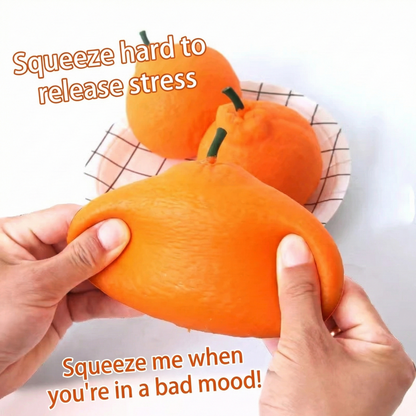 Orange Squeeze Toy