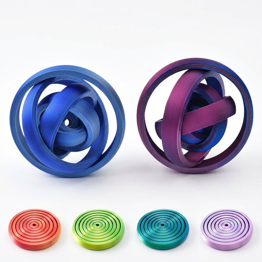 3D Rainbow Spinner Toy