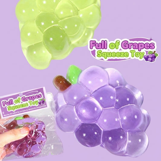 Crystal Grapes Squeeze Toy