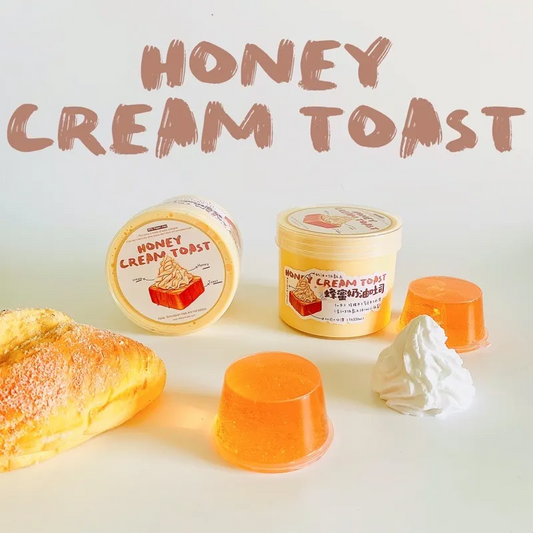 Honey Cream Toast Slime Squeezable Toy