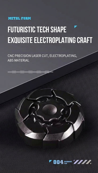 Magnetic luminous fingertip gyroscope stress relief toy