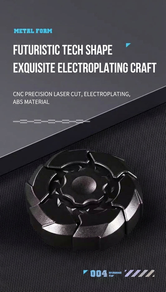 Magnetic luminous fingertip gyroscope stress relief toy