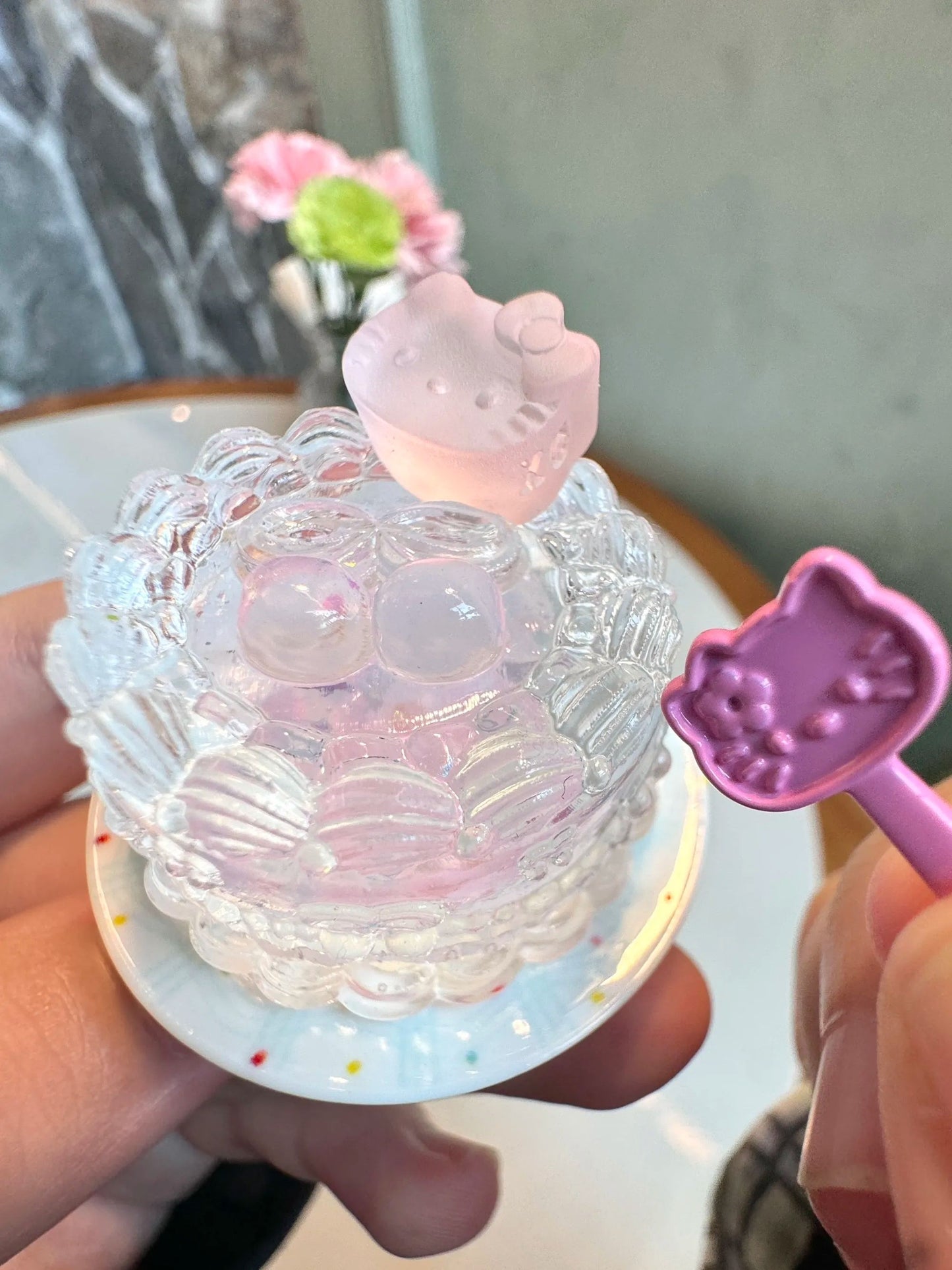 Mini quicksand cake stress relief toy