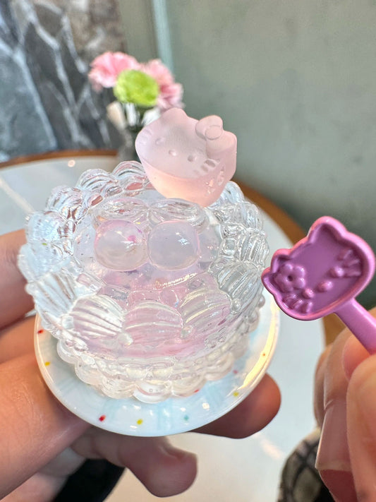 Mini quicksand cake stress relief toy