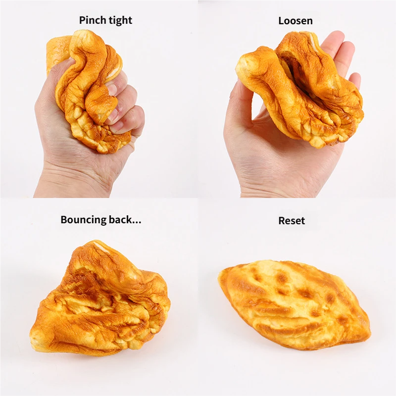 Bread-themed squishy toys collection