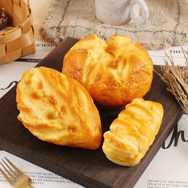 Bread-themed squishy toys collection