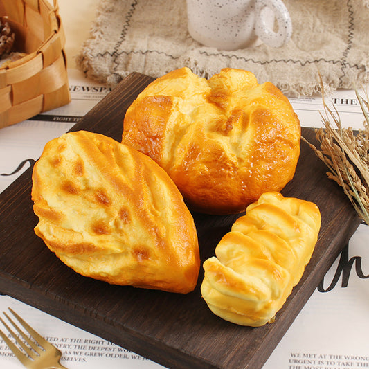 Bread-themed squishy toys collection