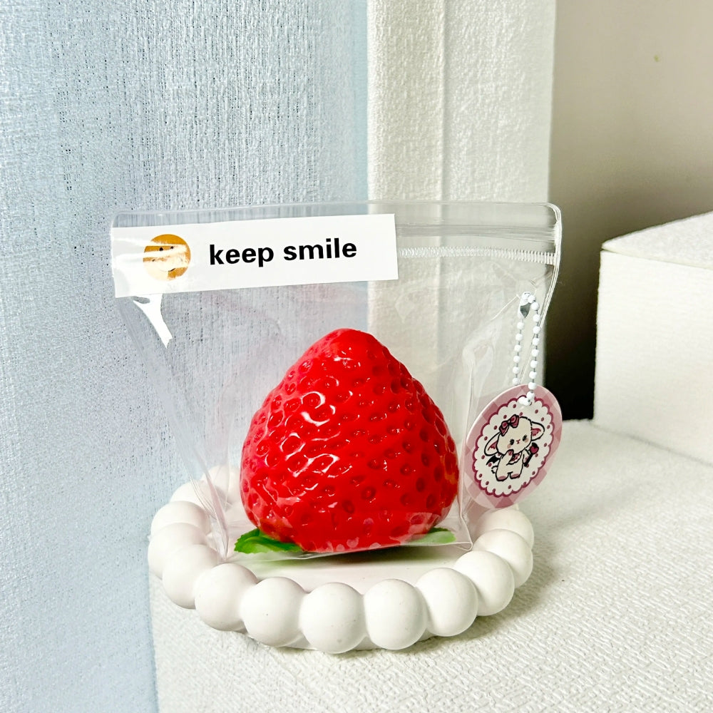 Strawberry squeeze toy