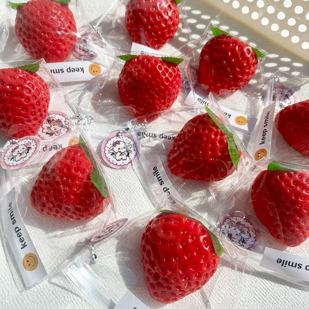 Strawberry squeeze toy