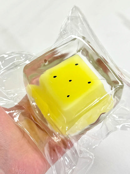 Pink quicksand watermelon cube