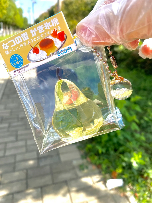 Transparent Pear Squeezable Toy