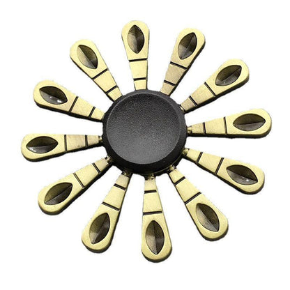 Antique bronze finger spinning top stress relief toy