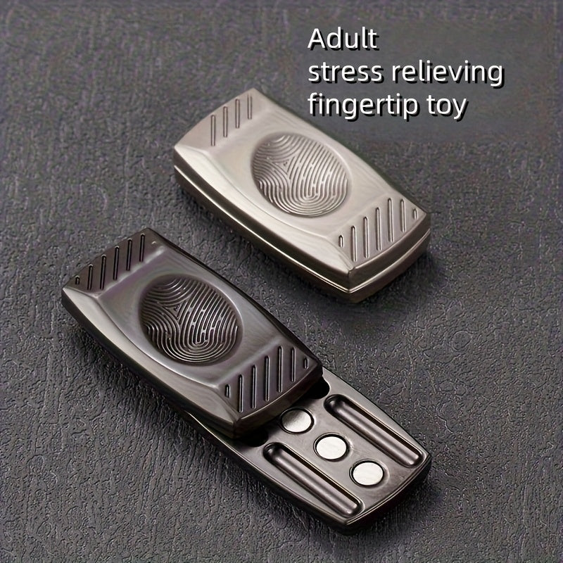 Creative fingerprint-activated metal EDC tactile slider