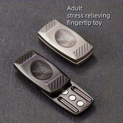Creative fingerprint-activated metal EDC tactile slider