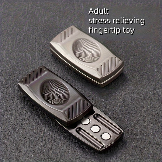 Creative fingerprint-activated metal EDC tactile slider