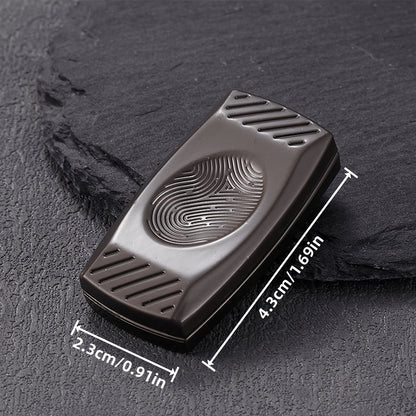 Creative fingerprint-activated metal EDC tactile slider